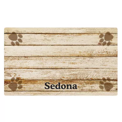 Product Drymate® Distressed Wood & Paw Personalized Placemat