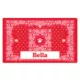 Product Drymate® Paisley Bandana Personalized Cat Litter Mat
