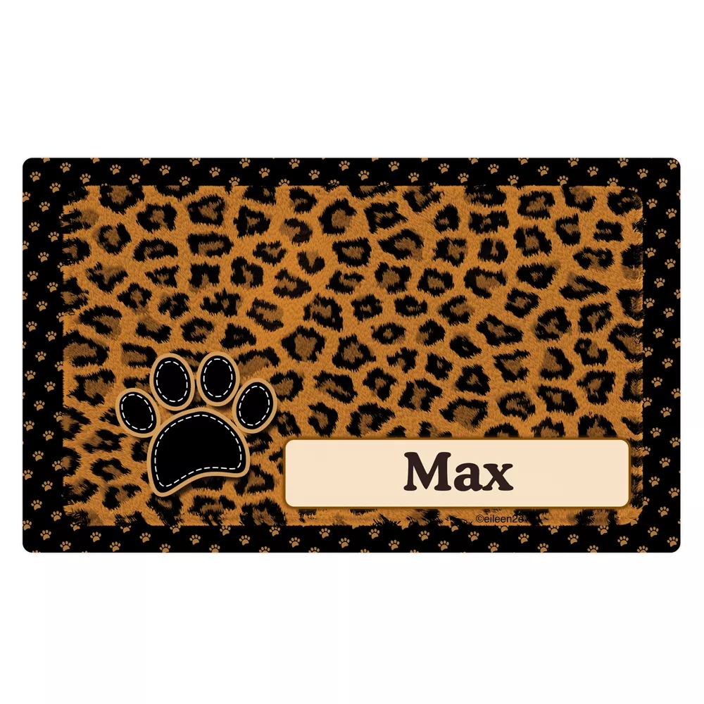 Drymate® Leopard Print Personalized Placemat