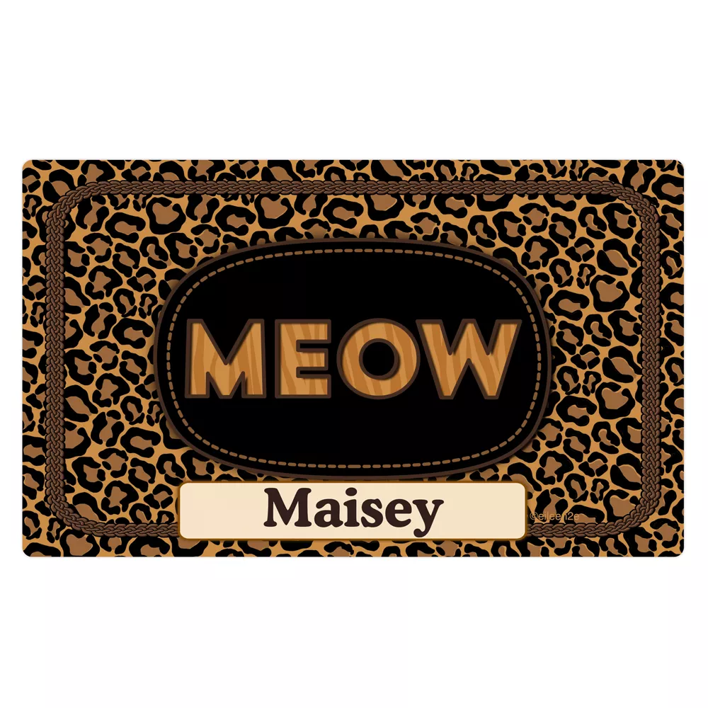 Drymate® "Meow" Personalized Cat Litter Mat