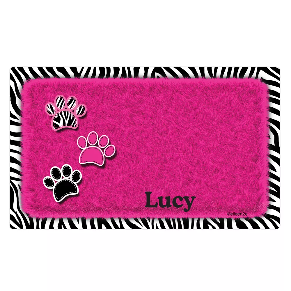 Drymate® Zebra Print Personalized Placemat