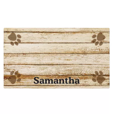 Product Drymate® Distressed Wood & Paw Personalized Placemat