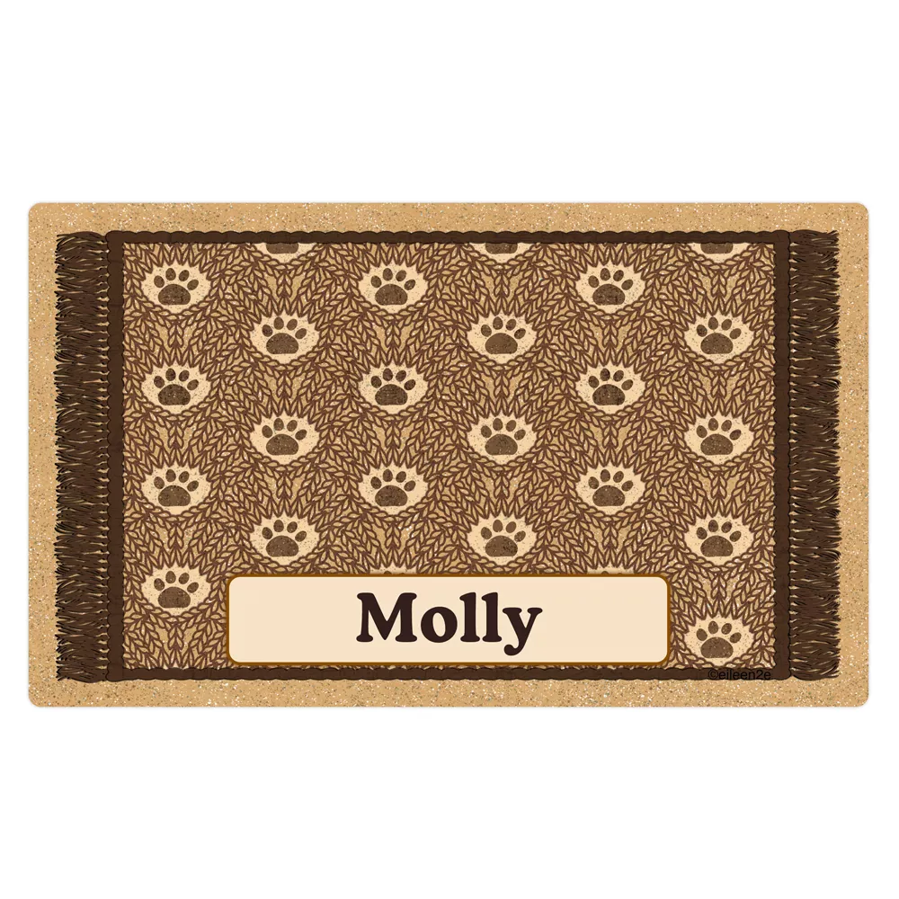 Drymate® Paw Braid Personalized Placemat