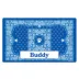 Drymate® Paisley Bandana Personalized Cat Litter Mat image thumbnail 1