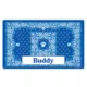 Product Drymate® Paisley Bandana Personalized Cat Litter Mat