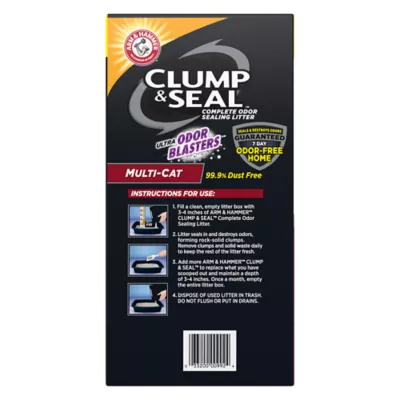 Product Arm & Hammer™ Clump & Seal Clumping Multi-Cat Clay Cat Litter - Low Dust