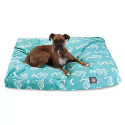 Majestic Pet Seahorse Rectangle Dog Bed - Image 1