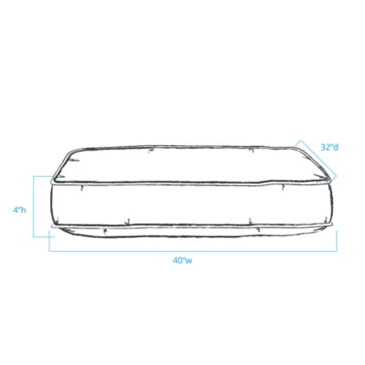 Product Carolina Pet Jamison Indoor & Outdoor Dog Bed