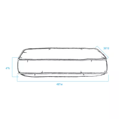 Product Carolina Pet Jamison Indoor & Outdoor Dog Bed