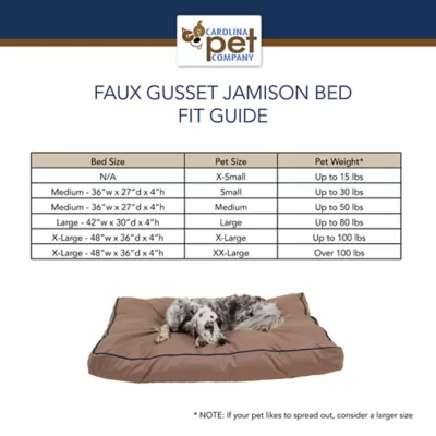 Product Carolina Pet Jamison Indoor & Outdoor Dog Bed