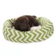 Product Majestic Pet Chevron Sherpa Bagel Indoor & Outdoor Dog Bed