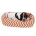 Majestic Pet Chevron Sherpa Bagel Indoor & Outdoor Dog Bed image thumbnail 1