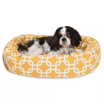 Majestic Pet Links Sherpa Bagel Indoor & Outdoor Dog Bed - Image 1
