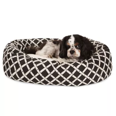 Majestic Pet Bamboo Sherpa Bagel Indoor & Outdoor Dog Bed - Image 2