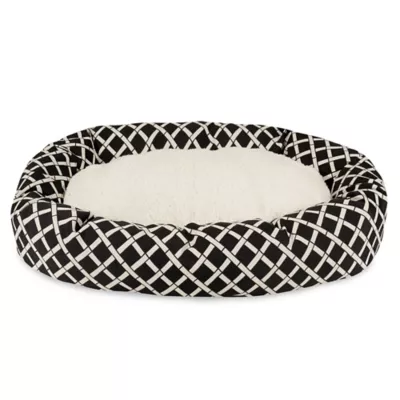 Majestic Pet Bamboo Sherpa Bagel Indoor & Outdoor Dog Bed - Image 3