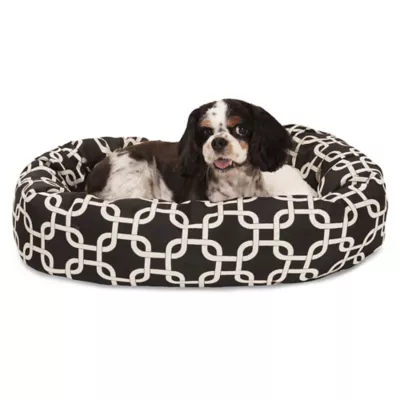 Majestic Pet Links Sherpa Bagel Indoor & Outdoor Dog Bed - Image 1