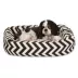 Majestic Pet Chevron Sherpa Bagel Indoor & Outdoor Dog Bed image thumbnail 1
