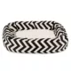 Product Majestic Pet Chevron Sherpa Bagel Indoor & Outdoor Dog Bed