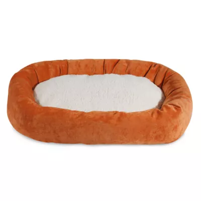 Majestic Pet Villa Collection Sherpa Bagel Dog Bed - Image 1