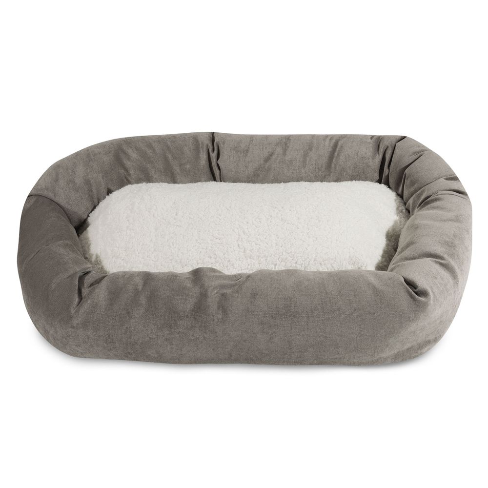 Majestic Pet Villa Collection Sherpa Bagel Dog Bed dog Cuddler Beds