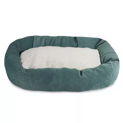 Majestic Pet Villa Collection Sherpa Bagel Dog Bed - Image 1
