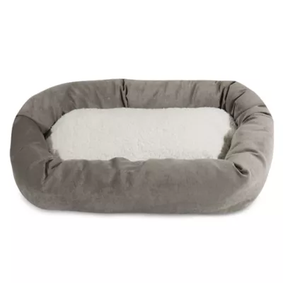 Majestic Pet Villa Collection Sherpa Bagel Dog Bed - Image 1