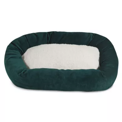 Majestic Pet Villa Collection Sherpa Bagel Dog Bed - Image 1