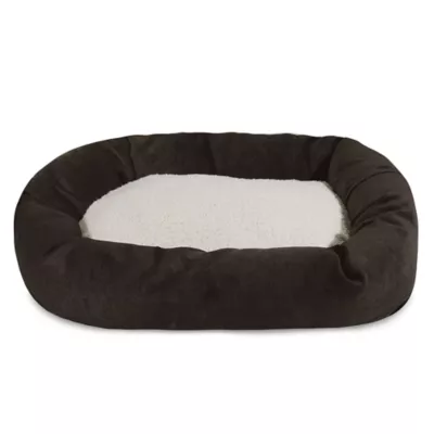 Majestic Pet Villa Collection Sherpa Bagel Dog Bed - Image 1