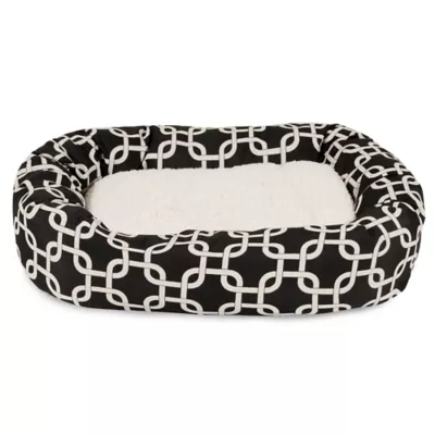 Majestic Pet Links Sherpa Bagel Indoor & Outdoor Dog Bed - Image 2