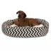 Majestic Pet Chevron Sherpa Bagel Indoor & Outdoor Dog Bed image thumbnail 1