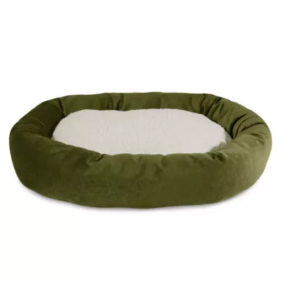 Majestic Pet Villa Collection Sherpa Bagel Dog Bed - Image 1