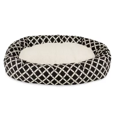 Product Majestic Pet Bamboo Sherpa Bagel Indoor & Outdoor Dog Bed