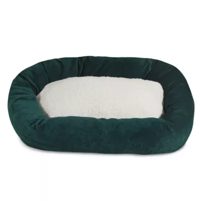 Majestic Pet Villa Collection Sherpa Bagel Dog Bed - Image 1