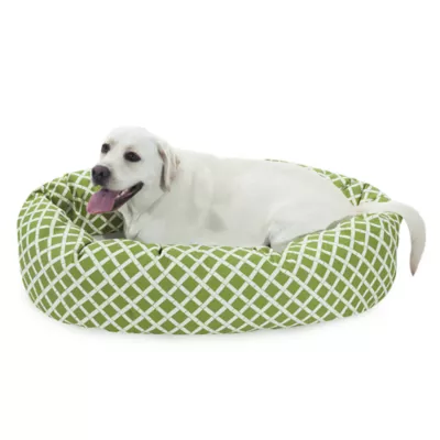 Product Majestic Pet Bamboo Sherpa Bagel Indoor & Outdoor Dog Bed