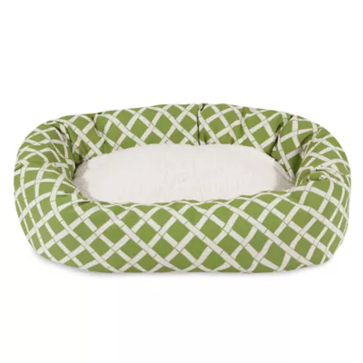 Product Majestic Pet Bamboo Sherpa Bagel Indoor & Outdoor Dog Bed