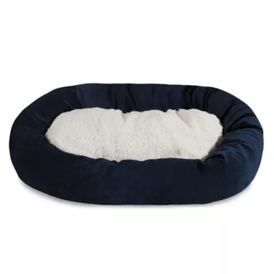 Majestic Pet Villa Collection Sherpa Bagel Dog Bed - Image 1