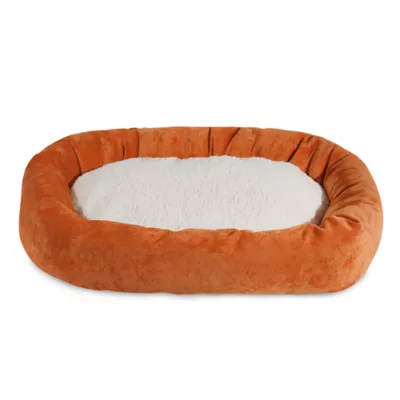 Majestic Pet Villa Collection Sherpa Bagel Dog Bed - Image 1
