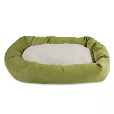 Majestic Pet Villa Collection Sherpa Bagel Dog Bed - Image 1