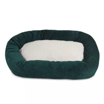 Majestic Pet Villa Collection Sherpa Bagel Dog Bed - Image 1