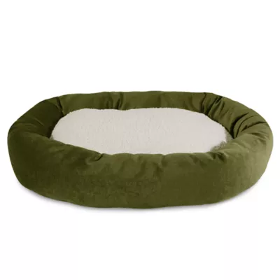 Majestic Pet Villa Collection Sherpa Bagel Dog Bed - Image 1