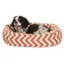 Majestic Pet Chevron Sherpa Bagel Indoor & Outdoor Dog Bed image thumbnail 1