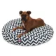 Product Majestic Pet Chevron Round Indoor & Outdoor Dog Bed
