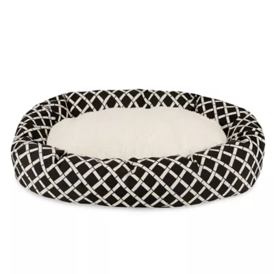 Majestic Pet Bamboo Sherpa Bagel Indoor & Outdoor Dog Bed - Image 2