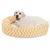 Majestic Pet Chevron Sherpa Bagel Indoor & Outdoor Dog Bed image thumbnail 1