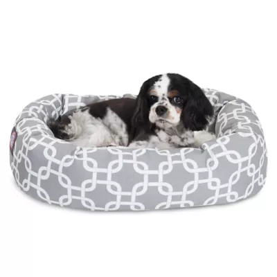 Product Majestic Pet Links Sherpa Bagel Indoor & Outdoor Dog Bed