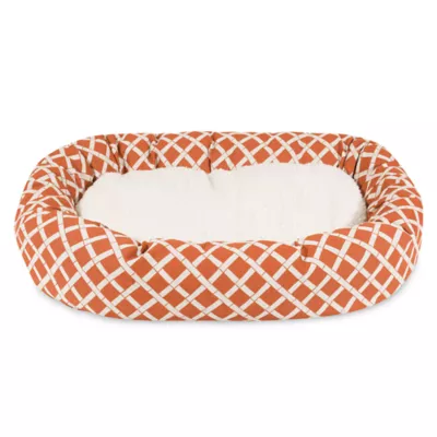 Majestic Pet Bamboo Sherpa Bagel Indoor & Outdoor Dog Bed - Image 2