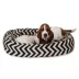 Majestic Pet Chevron Sherpa Bagel Indoor & Outdoor Dog Bed image thumbnail 1