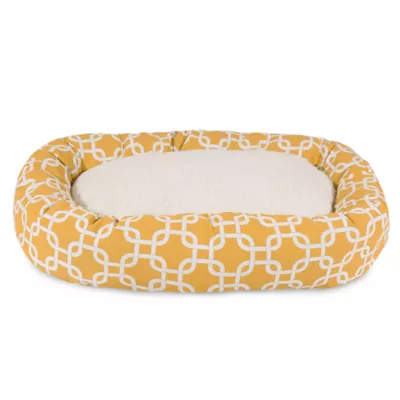 Majestic Pet Links Sherpa Bagel Indoor & Outdoor Dog Bed - Image 2