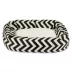 Majestic Pet Chevron Sherpa Bagel Indoor & Outdoor Dog Bed image thumbnail 2