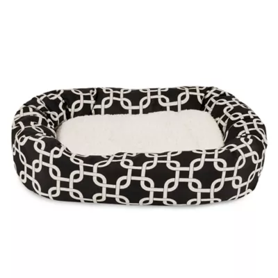 Product Majestic Pet Links Sherpa Bagel Indoor & Outdoor Dog Bed